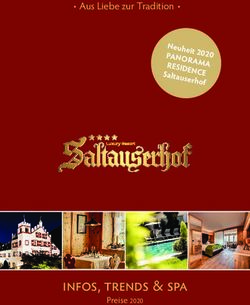 Infos, trends & spa - Aus Liebe zur Tradition Neuheit 2020 PANORAMA RESIDENCE - Saltauserhof