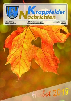 Herbst 2018 - Amtliche Mitteilung Zugestellt durch Post.at - Gemeinde Kappel am Krappfeld