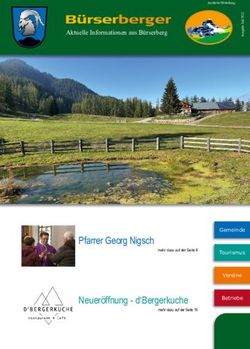 Pfarrer Georg Nigsch Neuer&ouml;ffnung - d'Bergerkuche - mehr dazu auf der Seite 8 mehr dazu auf der Seite 16 - d'Bergerkuche