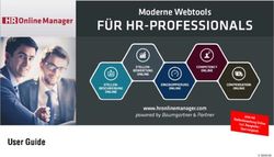 User Guide - HR Online Manager