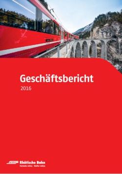 Geschäftsbericht 2016 - Rhätische Bahn