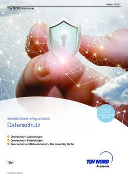 Datenschutz Sensible Daten richtig sch&uuml;tzen - T&Uuml;V NORD Akademie