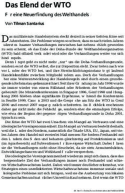 Das Elend der WTO F&uuml;r eine Neuerfindung des Welthandels