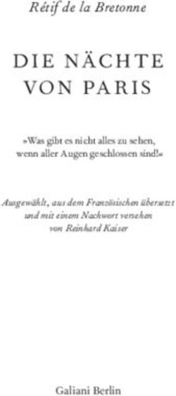 DIE N&Auml;CHTE VON PARIS R&eacute;tif de la Bretonne - Galiani Berlin