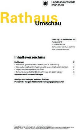 Inhaltsverzeichnis - Umschau