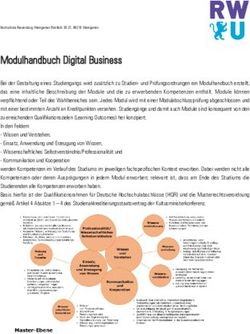 Modulhandbuch Digital Business - RWU