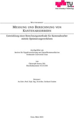 MESSUNG UND BERECHNUNG VON KANTENABSORBERN - Entwicklung einer Berechnungsmethode für Kantenabsorber mittels Optimierungsverfahren