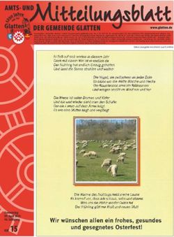 KW 15 Donnerstag 09. April 2020 46. Jahrgang - lokalmatador