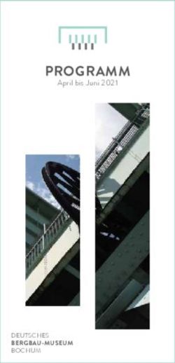 PROGRAMM April bis Juni 2021 - DEUTSCHES BERGBAU-MUSEUM - Deutsches Bergbau-Museum ...