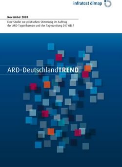 November 2020 Eine Studie zur politischen Stimmung im Auftrag der ARD-Tagesthemen und der Tageszeitung DIE WELT - vollständiger ...