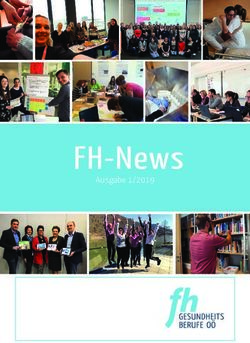 FH-News Ausgabe 1/2019 - FH Gesundheitsberufe O&Ouml;
