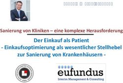 Der Einkauf als Patient - Einkaufsoptimierung als wesentlicher Stellhebel zur Sanierung von Krankenh&auml;usern - Sanierung von Kliniken - eine ...
