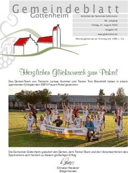 Herzlichen Gl&uuml;ckwunsch zum Pokal - Gottenheim