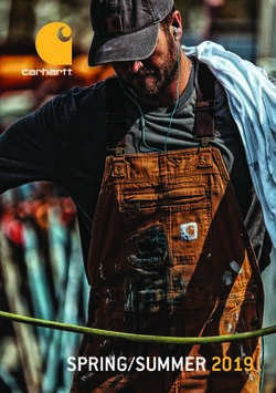 SPRING/SUMMER 2019 - team AG