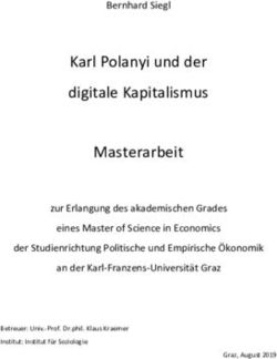 Karl Polanyi und der digitale Kapitalismus Masterarbeit - unipub