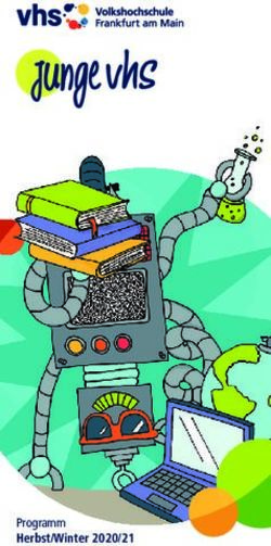 Herbst/Winter 2020/21 - Stadt Frankfurt