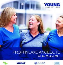 PROPHYLAXE ANGEBOTE 01. bis 30. Juni 2021