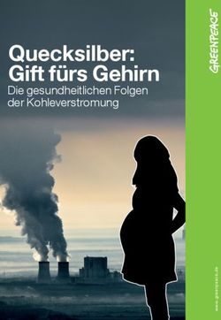 Quecksilber: Gift fürs Gehirn - Die gesundheitlichen Folgen der Kohleverstromung