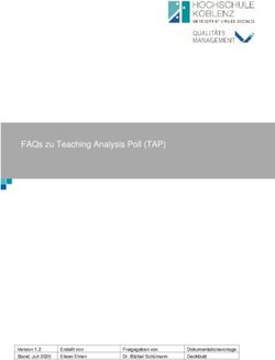 FAQs zu Teaching Analysis Poll (TAP) - Version 1.2 Stand: Juli 2020 Erstellt von Eileen Ehlen - Hochschule Koblenz