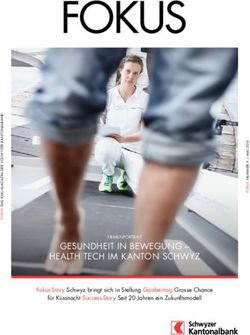 GESUNDHEIT IN BEWEGUNG - HEALTH TECH IM KANTON SCHWYZ - AKOMAG