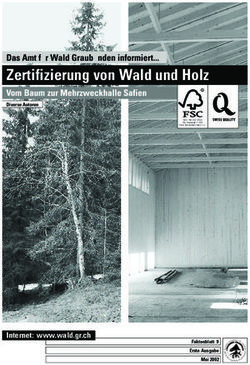 Zertifizierung von Wald und Holz - Das Amt f&uuml;r Wald Graub&uuml;nden informiert...