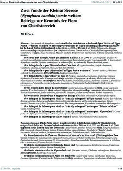 Zwei Funde der Kleinen Seerose (Nymphaea candida) sowie weitere Beiträge zur Kenntnis der Flora von Oberösterreich