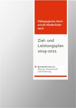 Ziel- und Leistungsplan 2019-2021 - Pädagogische Hoch-schule Niederösterreich - Pädagogische ...