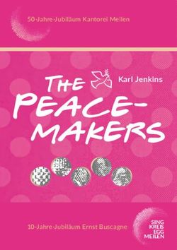 Karl Jenkins 50-Jahre-Jubiläum Kantorei Meilen - Singkreis Egg