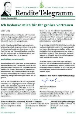 Ich bedanke mich f&uuml;r Ihr gro&szlig;es Vertrauen