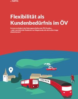 Flexibilit&auml;t als Kundenbed&uuml;rfnis im &Ouml;V - Corona ver&auml;ndert das Nutzungsverhalten der &Ouml;V-Kunden ...oder verst&auml;rkt die Pandemie nur Megatrends, die ...