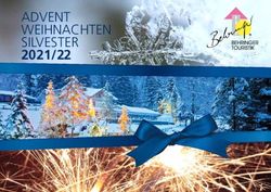 ADVENT WEIHNACHTEN SILVESTER 2021/22 - Behringer ...