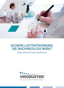 SICHERE LUFTENTKEIMUNG, DIE NACHWEISLICH WIRKT - Studien, Veröffentlichungen und Nachweise