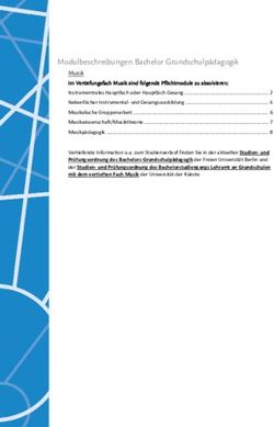 Modulbeschreibungen Bachelor Grundschulp&auml;dagogik - Freie Universit&auml;t Berlin