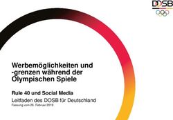 Werbemöglichkeiten und -grenzen während der Olympischen Spiele - Rule 40 und Social Media Leitfaden des DOSB für Deutschland Fassung vom 26 ...