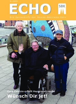 ECHOECHO - Wünsch Dir jet! Cura Colonia erfüllt Herzenswünsche - Sozial-Betriebe-Köln