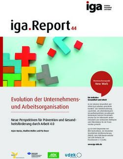 Iga.Report 44 - Evolution der Unternehmens- und Arbeitsorganisation - Initiative Gesundheit und Arbeit