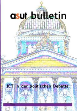 Bulletin - ICT in der politischen Debatte - UB Basel
