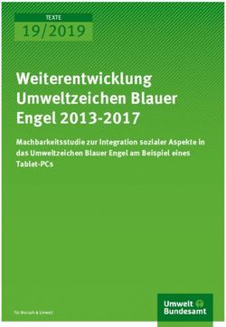 Weiterentwicklung Umweltzeichen Blauer Engel 2013-2017 19/2019 - Machbarkeitsstudie zur Integration sozialer Aspekte in das Umweltzeichen Blauer ...