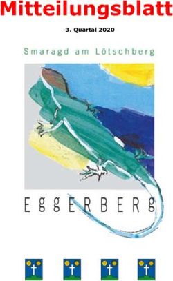 Mitteilungsblatt 3. Quartal 2020 - Gemeinde Eggerberg