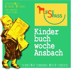 Bücher sind voller Zauberei - Tanja Kinkel Schirmherrin - Oktober - November 2018 - Speckdrumm Kulturverein ...