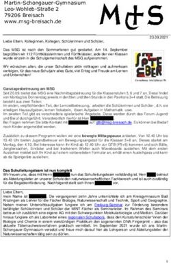 Martin-Schongauer-Gymnasium Leo-Wohleb-Stra&szlig;e 2 79206 Breisach www.msg-breisach.de