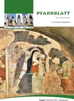 Des Pfarrverbandes St. Franziskus im Waldviertel - Ausgabe: November 2021 - Februar 2022 - Pfarre Arbesbach