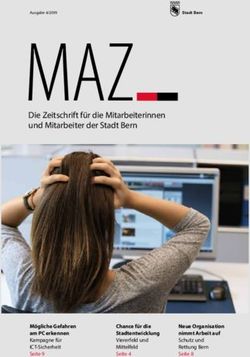 Die Zeitschrift f&uuml;r die Mitarbeiterinnen und Mitarbeiter der Stadt Bern