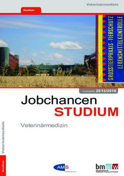 STUDIUM Jobchancen Veterin&auml;rmedizin - AMS