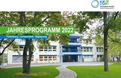 JAHRESPROGRAMM 2022 Fortbildung - Lernwerkstatt - Begegnung - Kinderg&auml;rten NordOst