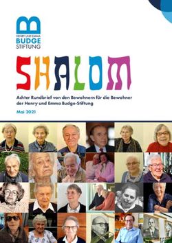 Achter Rundbrief von den Bewohnern f&uuml;r die Bewohner der Henry und Emma Budge-Stiftung Mai 2021
