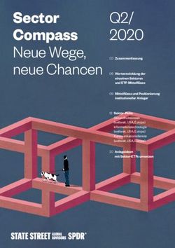 Sector Compass Neue Wege, neue Chancen - State ...