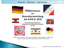Der A.P.E.G. 2018 Bienvenue! - Willkommen! - Grüezi mitanand! - Generalversammlung APEG, 8. Oktober 2018 - CERN