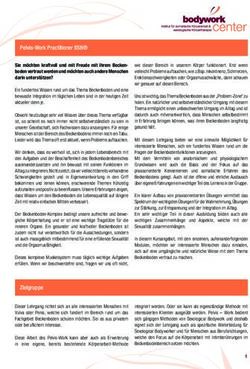 Pelvis-Work Practitioner IISB - European Association of ...