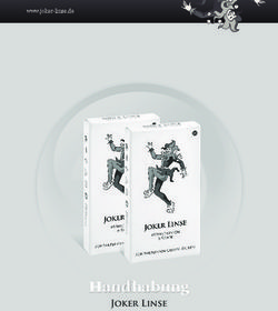 Handhabung Joker Linse - www.joker-linse.de